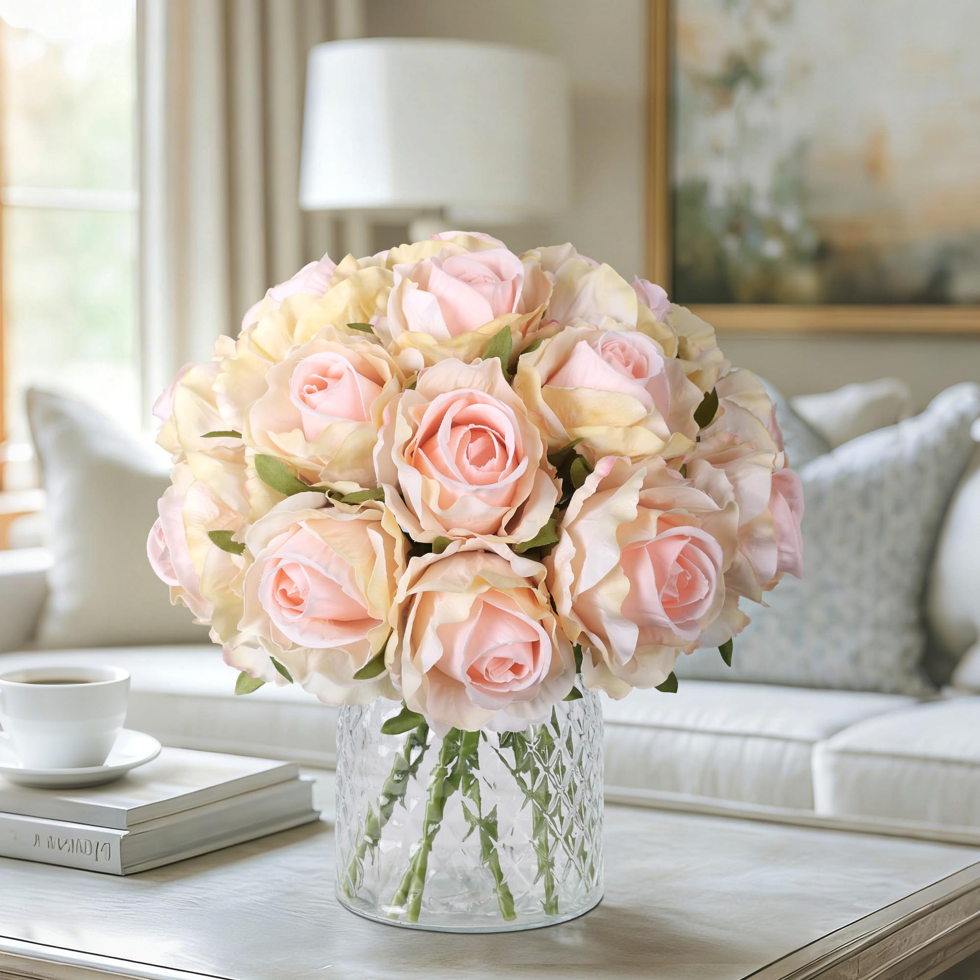 Ivydale rose petal detail closeup emphasizes craftsmanship and realistic texture.