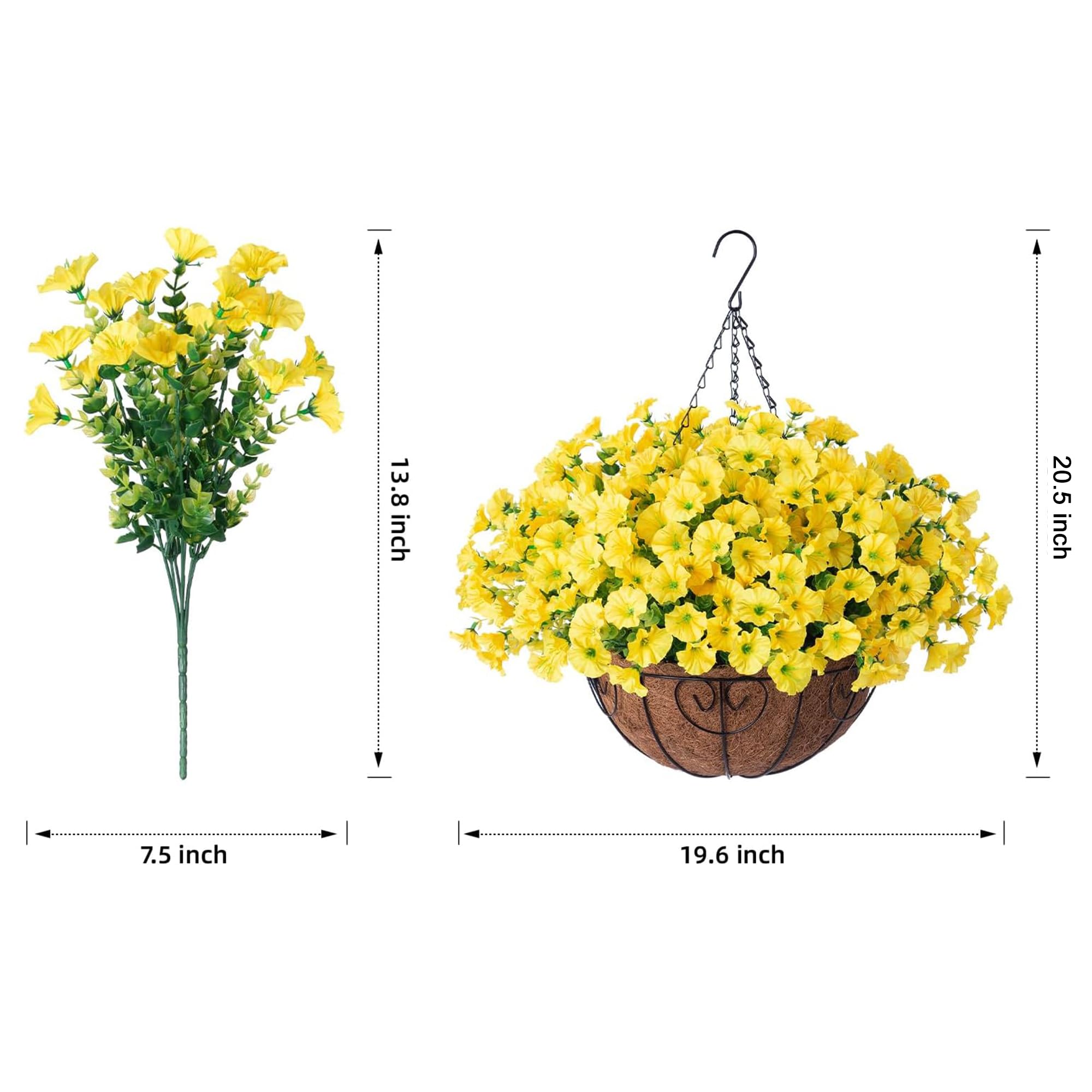 Ivydale silk flower bundle set provides year-round color with low maintenance