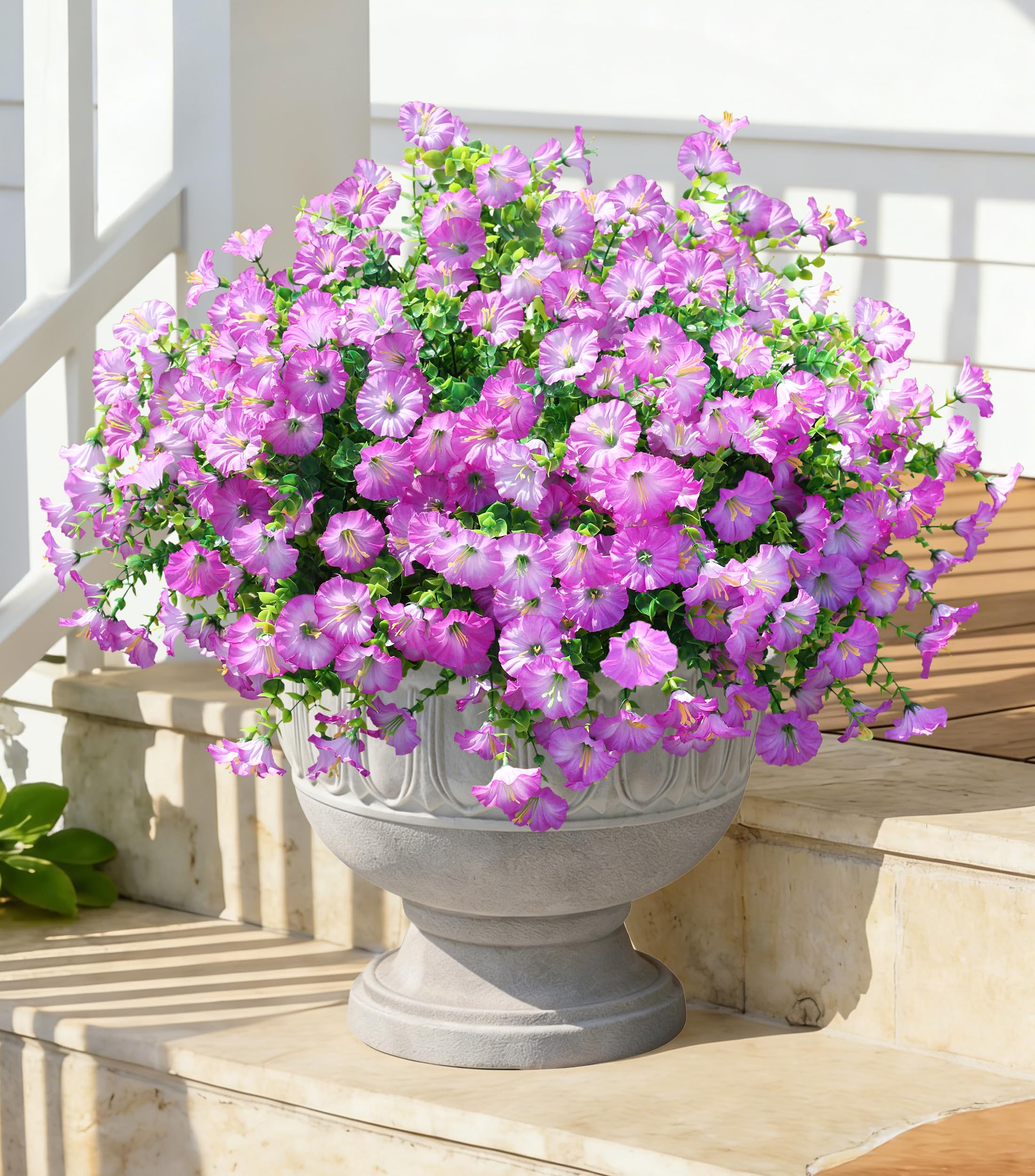 Ivydale UV-resistant silk flowers can endure sun without fading for outdoor spaces.