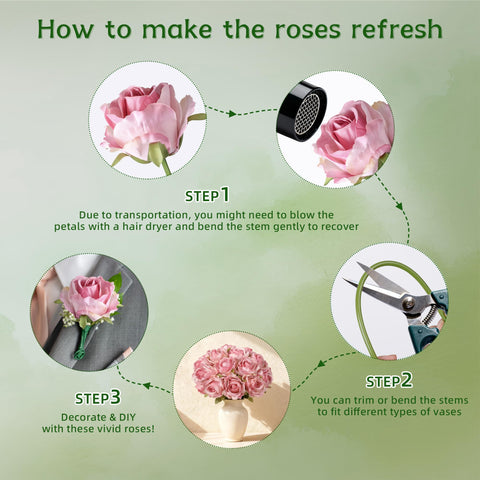 Ivydale silk rose centerpiece idea for table styling and romantic ambience.
