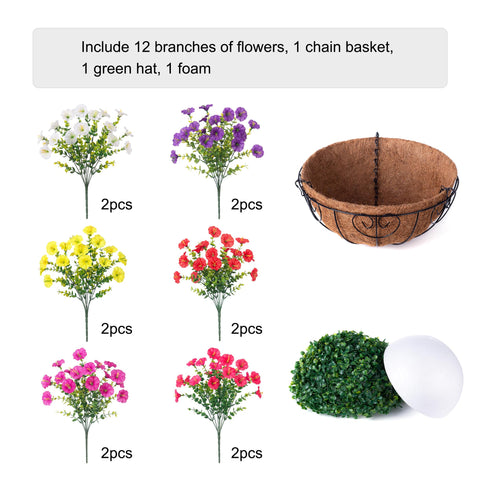 Ivydale UV-resistant hanging plants designed to withstand sun and weather