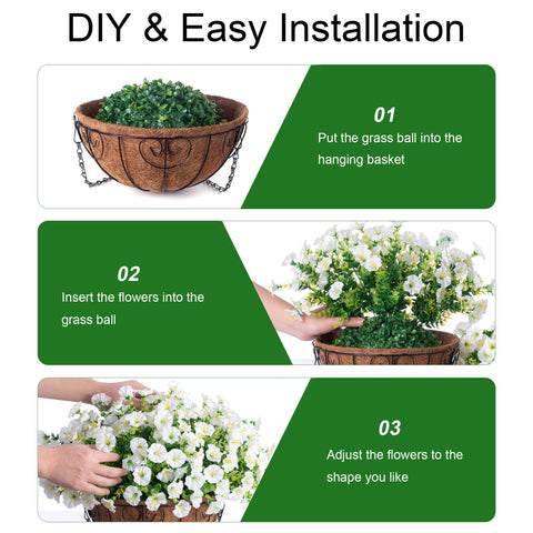 Ivydale UV-resistant faux flowers endure outdoor conditions