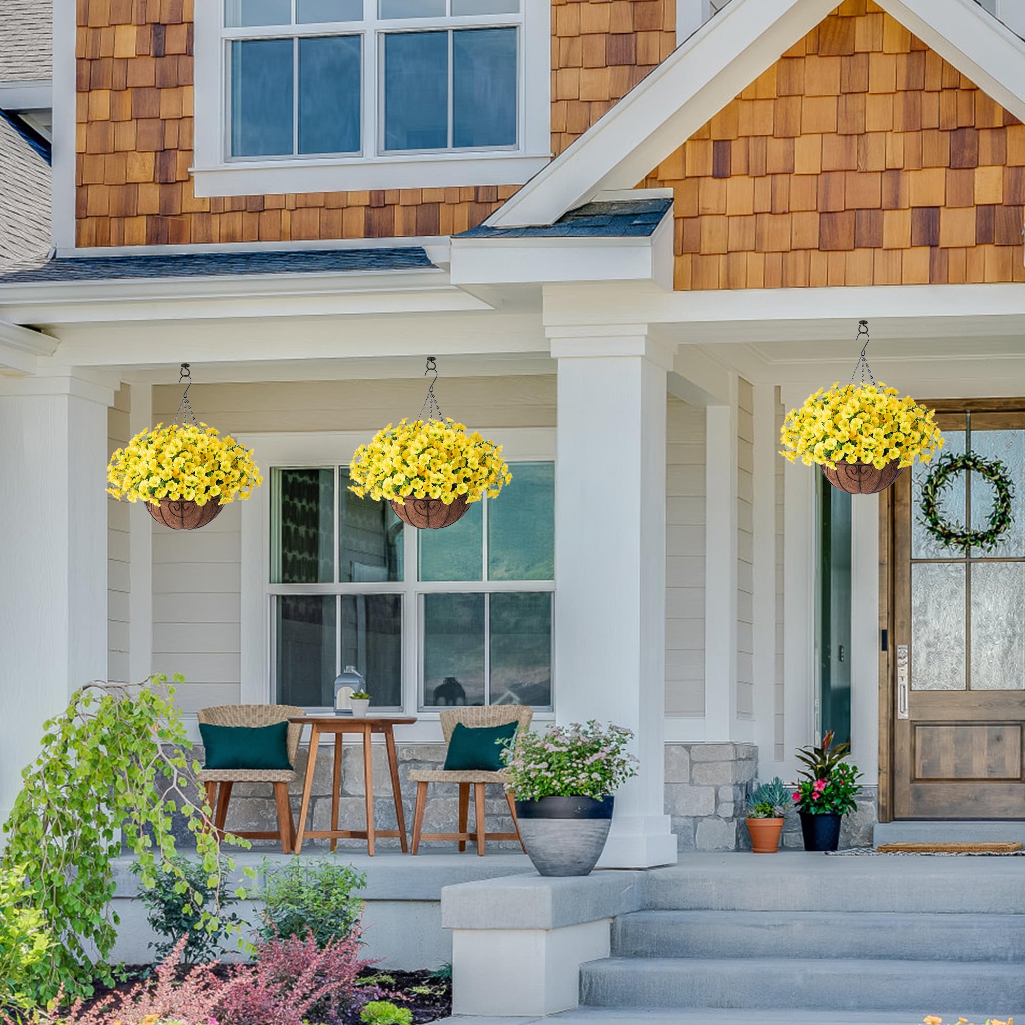 Ivydale UV-resistant outdoor faux flowers withstand sun without fading