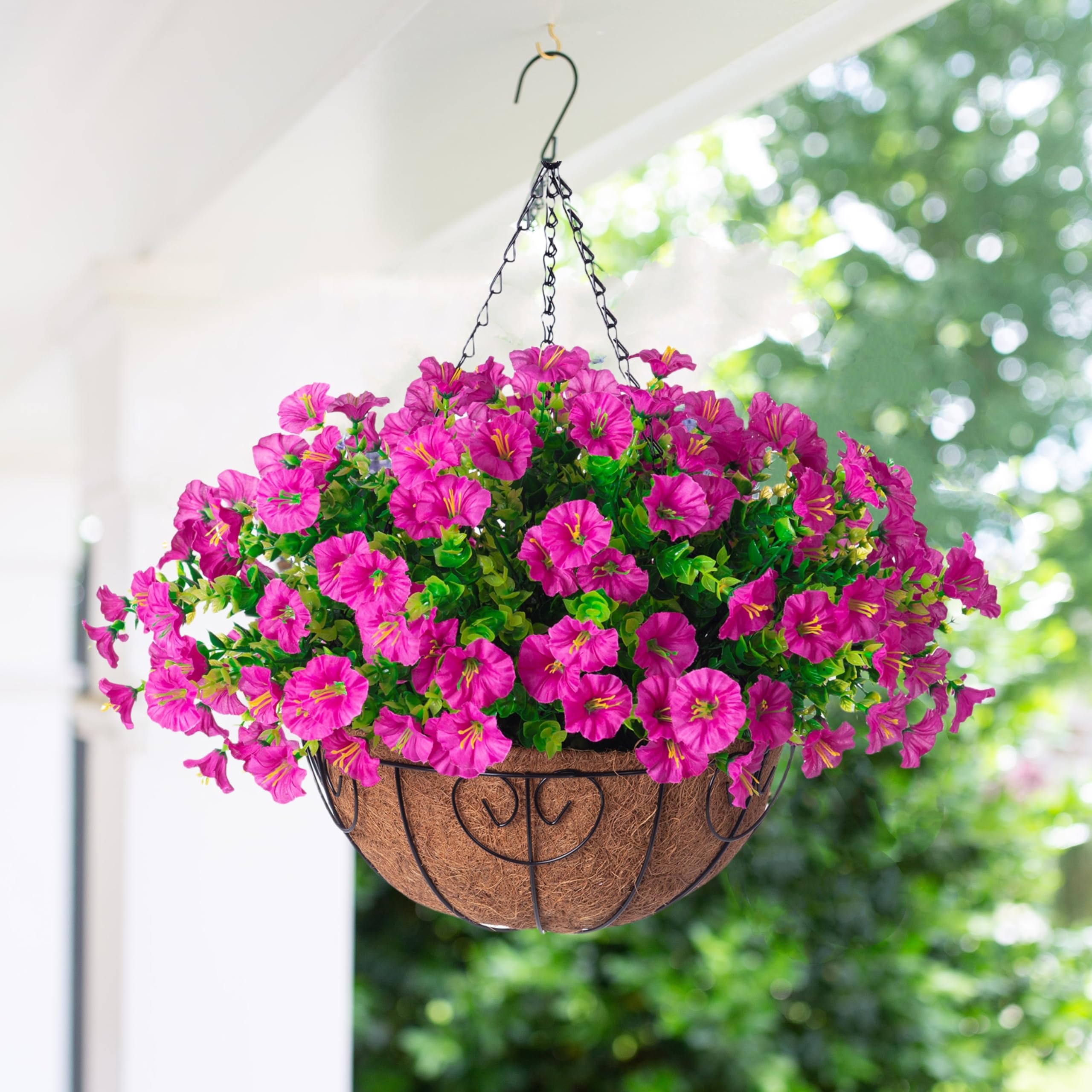 Ivydale UV-resistant hanging blooms stay vibrant in sunlit outdoor spaces.