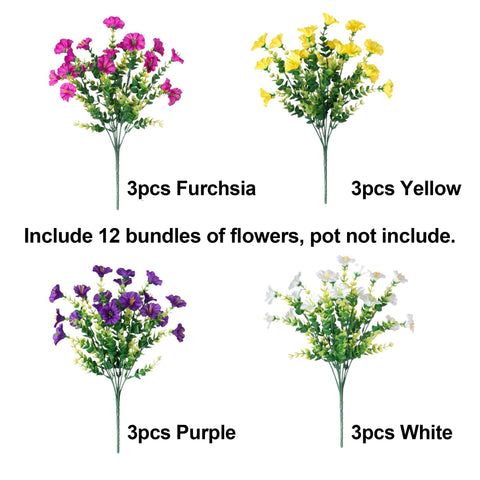 Ivydale weatherproof flowers stay vibrant with no maintenance required.