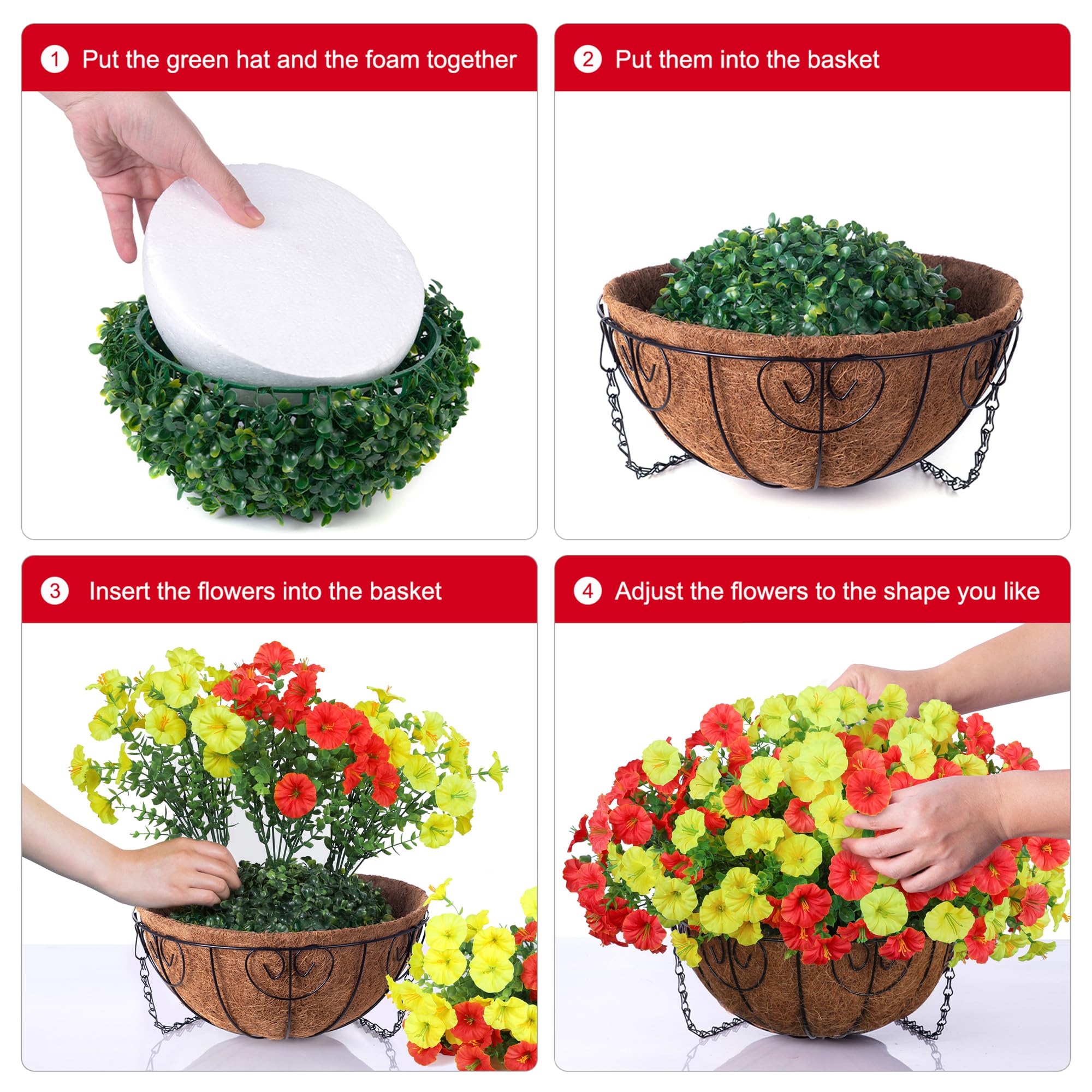 Ivydale weatherproof hanging bloom improving curb appeal outdoors