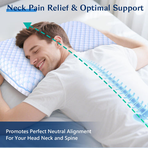 Two-pack Iwacool flat pillow offering value and reliable cooling nights