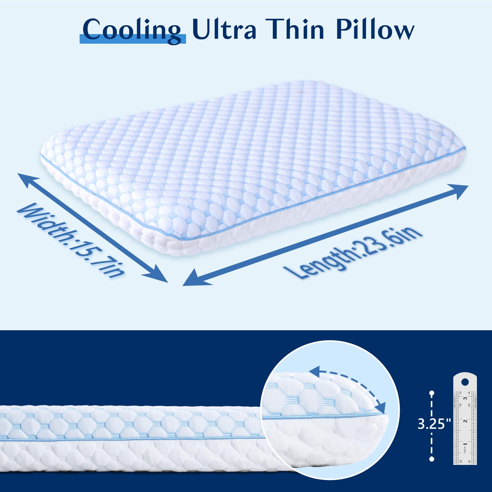 Iwacool Cooling Ice Fabric Cover demonstrates moisture-wicking comfort during sleep