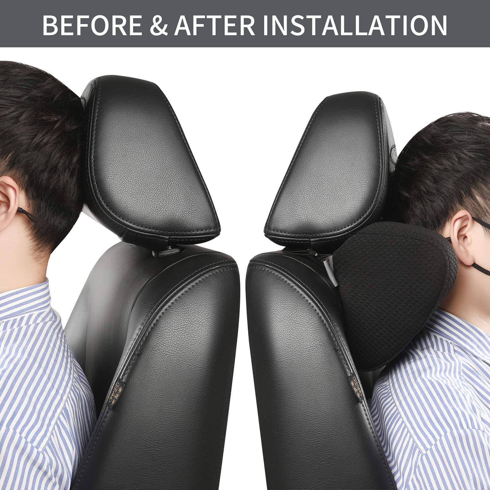 iwantit car pillow supports a relaxed posture during long drives.