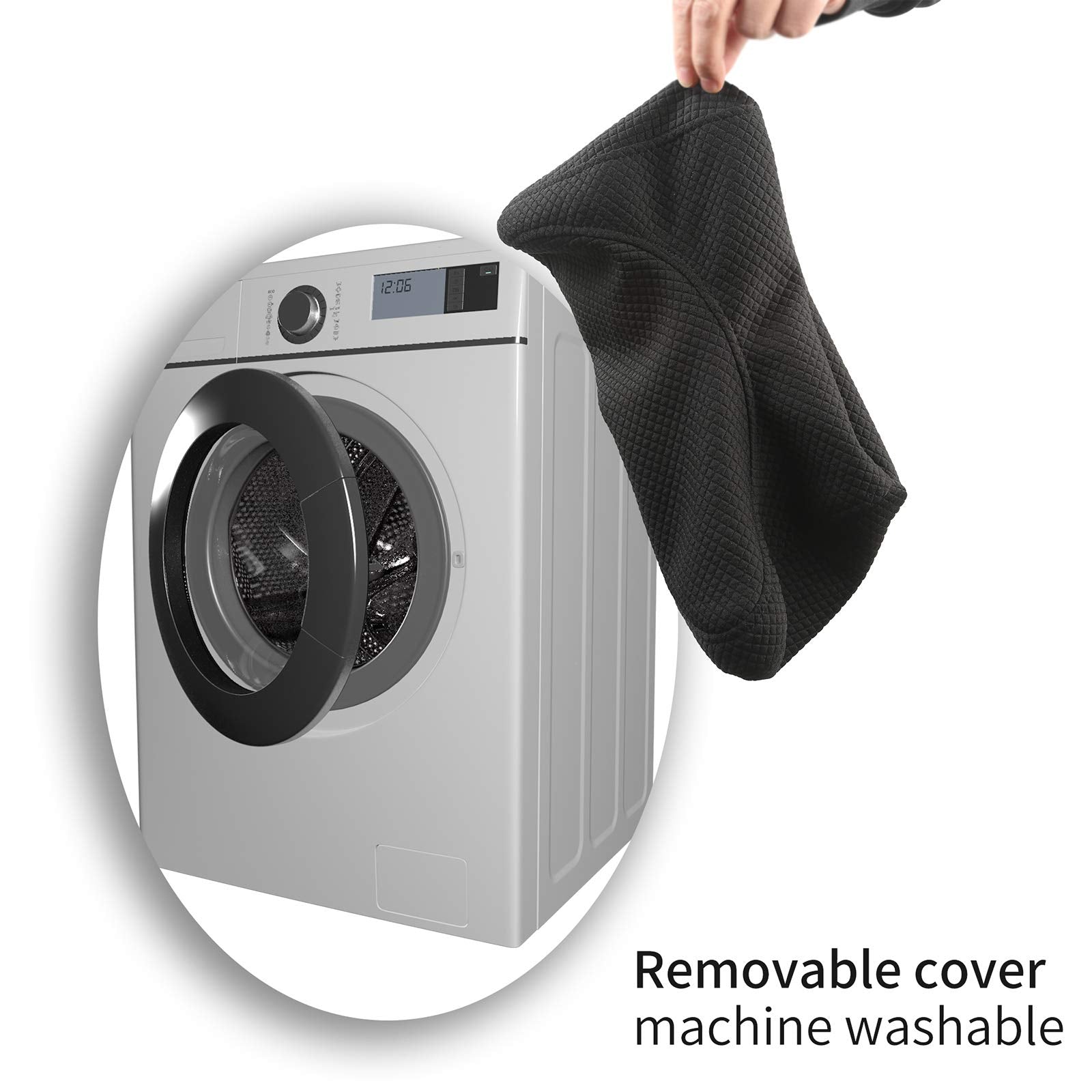 iwantit easy-clean cover protects the foam and simplifies maintenance.
