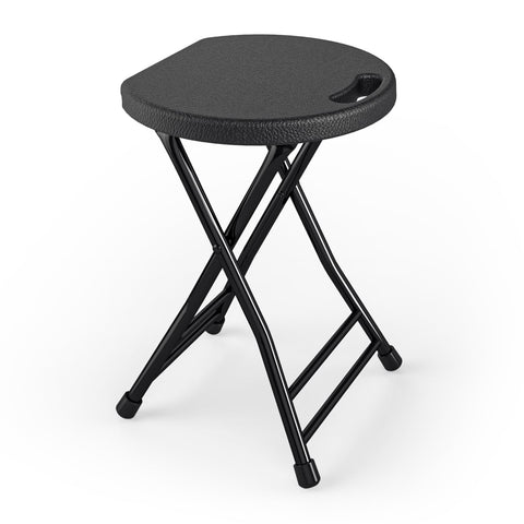 IWDOO folding stool 18-inch handle for easy carry during camping and travel.