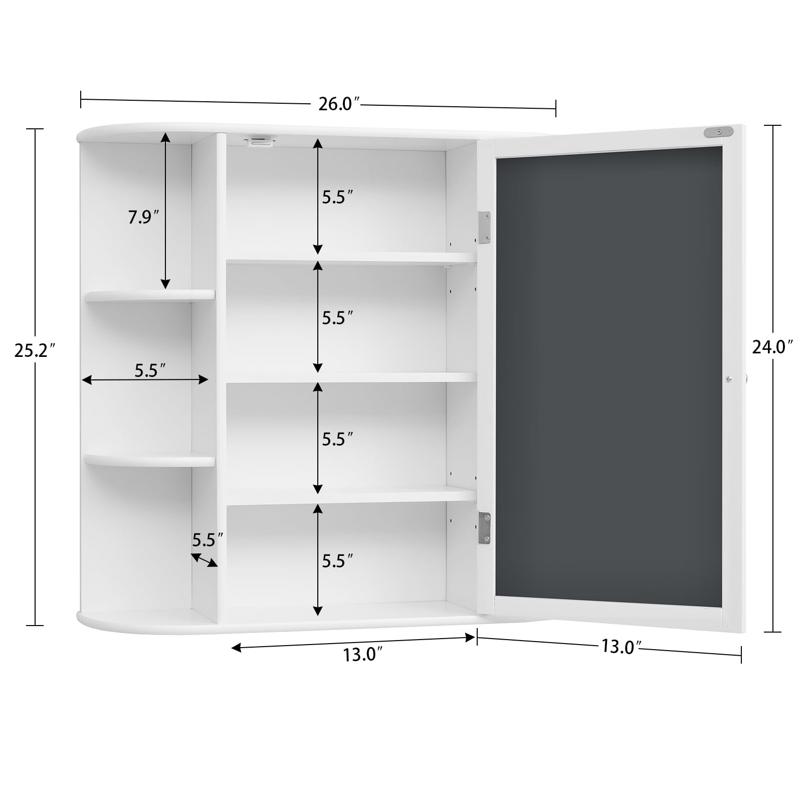 Iwell wall cabinet ships with clear instructions for quick assembly.