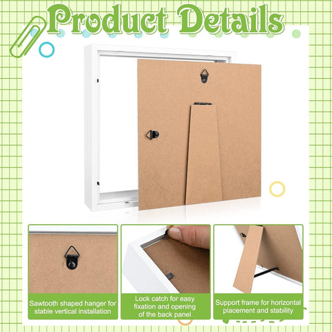 IWOLOMI dust-protected front shields keepsakes from dust
