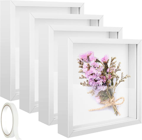 IWOLOMI shadow box 8x8 front view shows memories clearly and dust protection