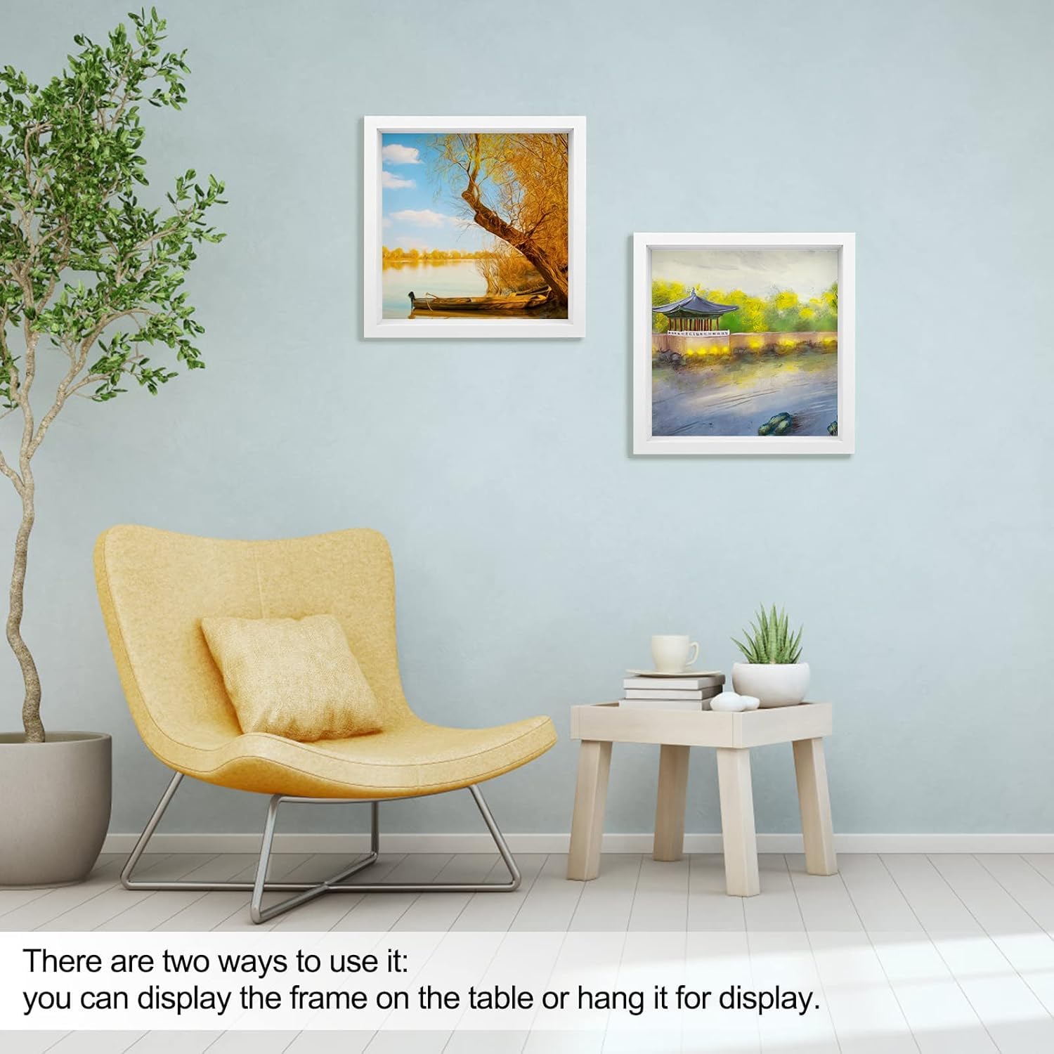 IWOLOMI tabletop easel display for desktop memory gallery