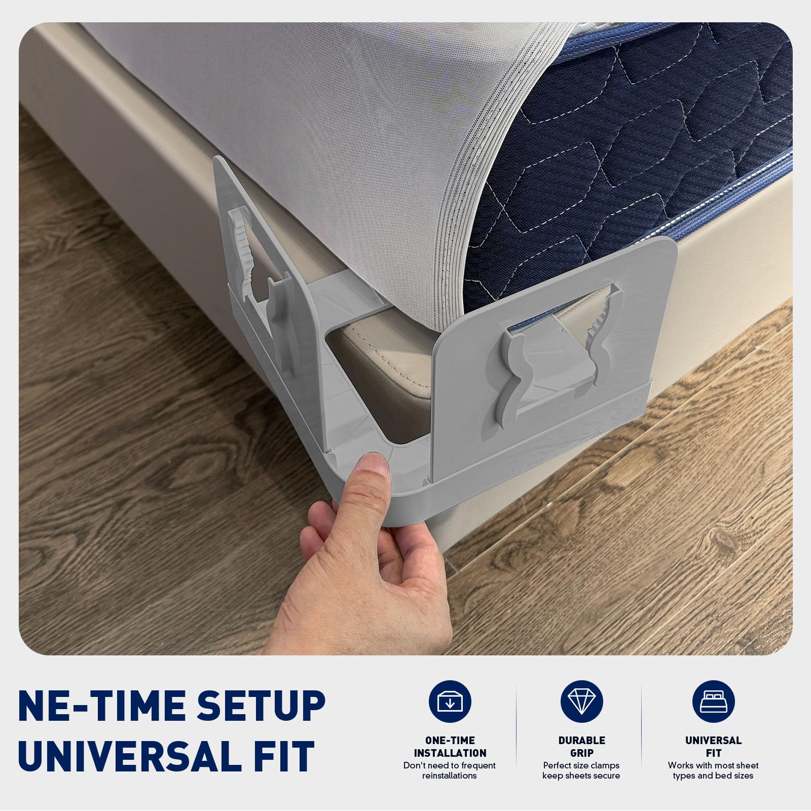 IXBIXB adjustable bed compatibility stays put when raising or lowering.