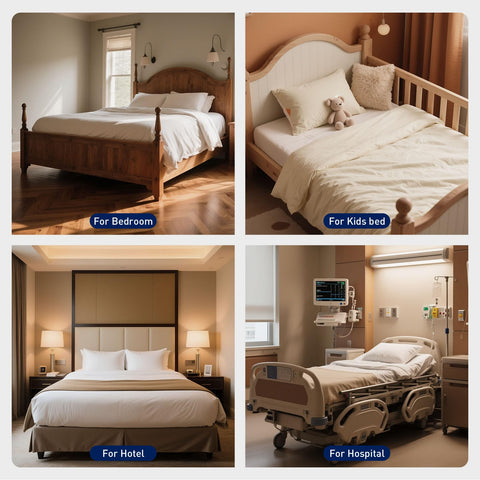 IXBIXB four-pack ensures consistent sheet security across mattress sizes.