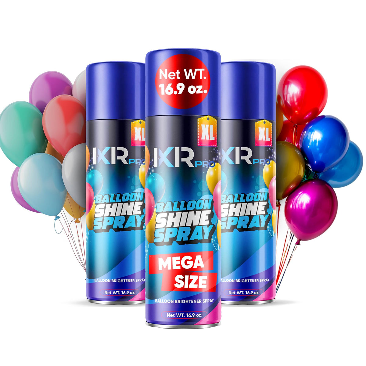 ixirpro Balloon Shine Spray can for fast glossy finish on balloons