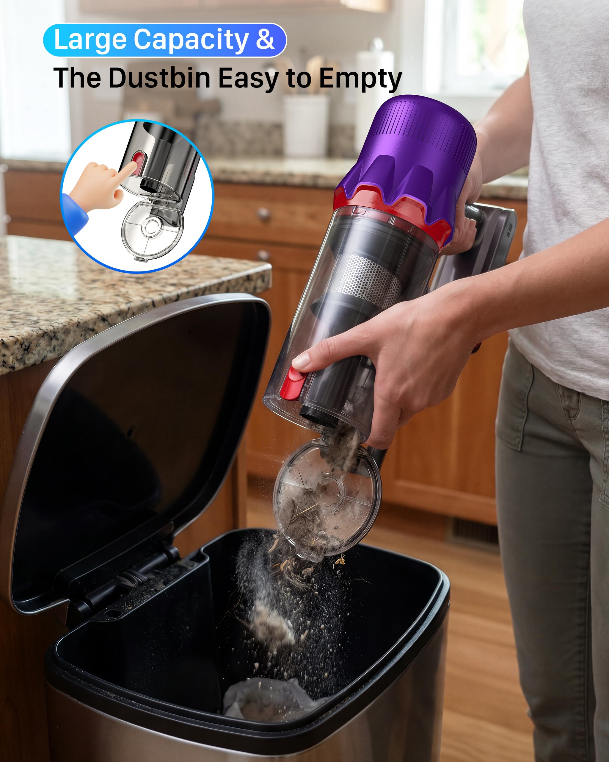 iXlion dual HEPA and stainless filtration traps fine dust and dander