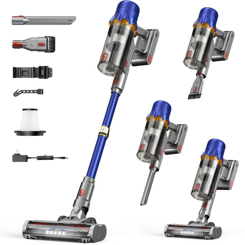 iXlion cordless vacuum with LED headlight reveals hidden dust for precise cleaning