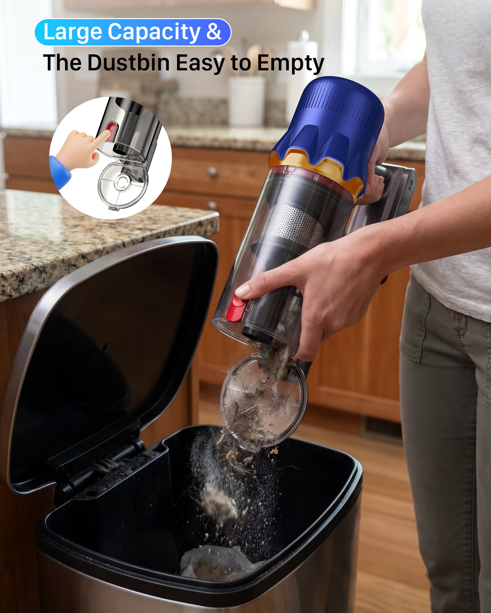 iXlion ultra-lightweight vacuum design for easy handling
