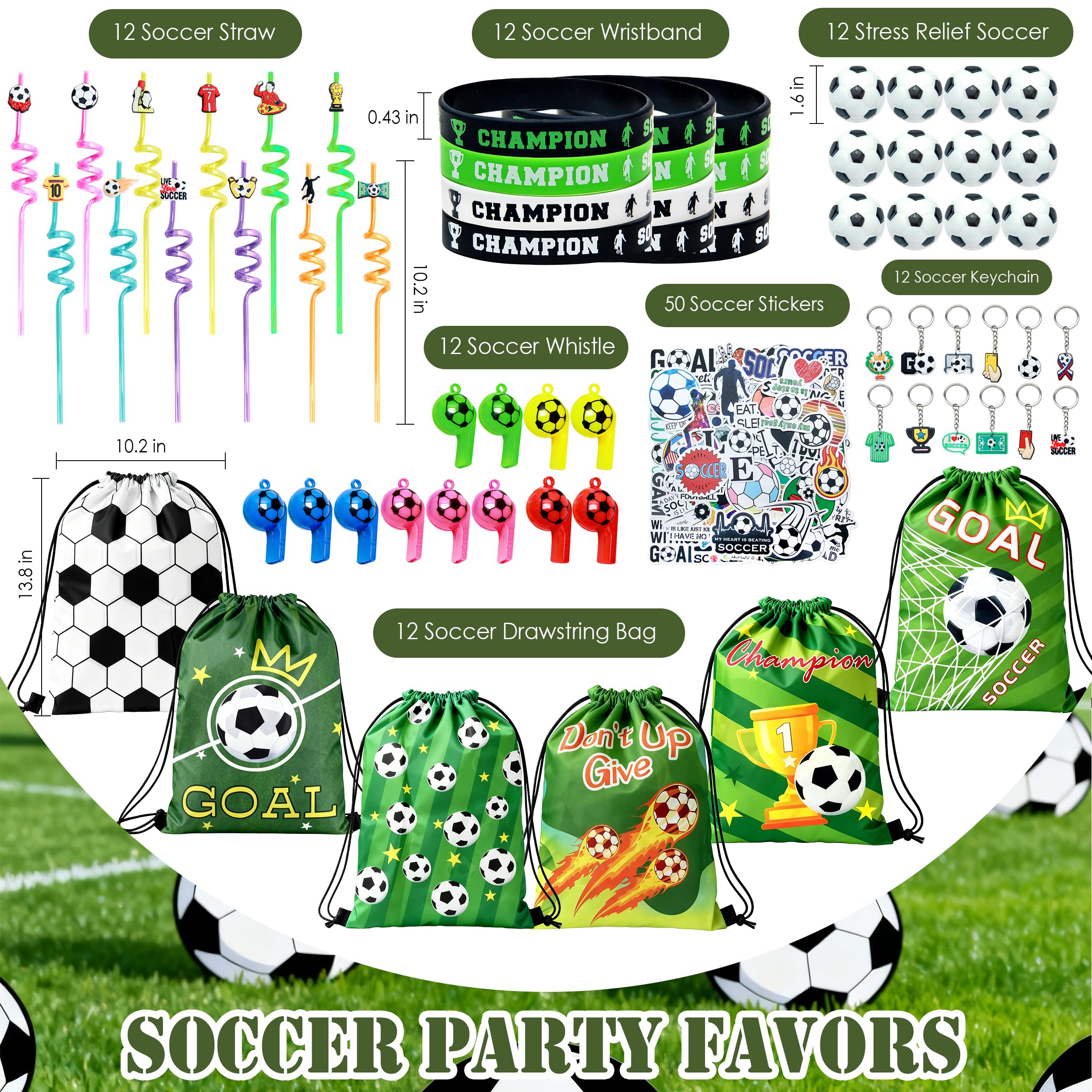 J6&H6 soccer stickers to customize bottles or notebooks.
