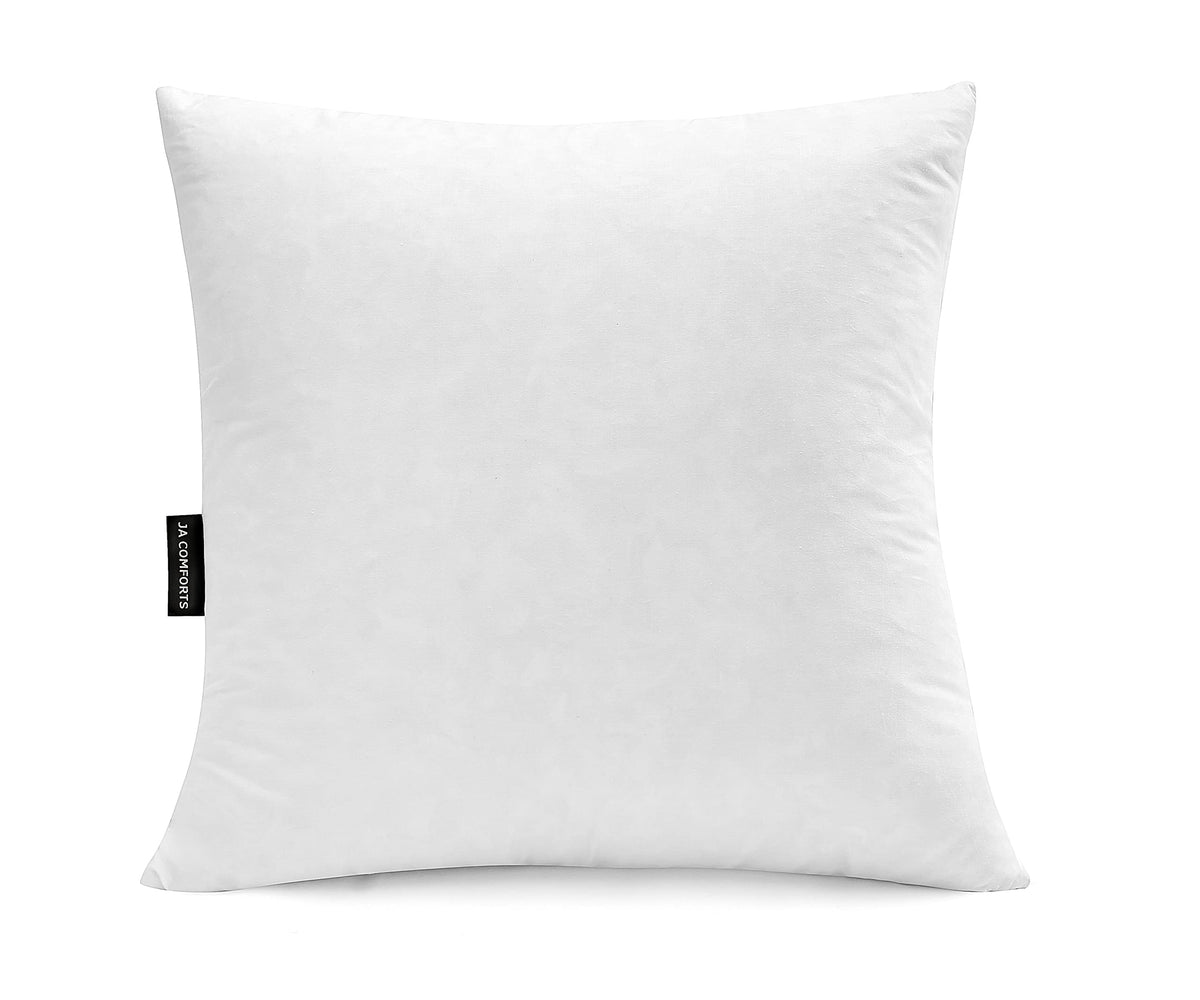 JA COMFORTS pillow insert 28x28 fluff boosts decor cushion loft.