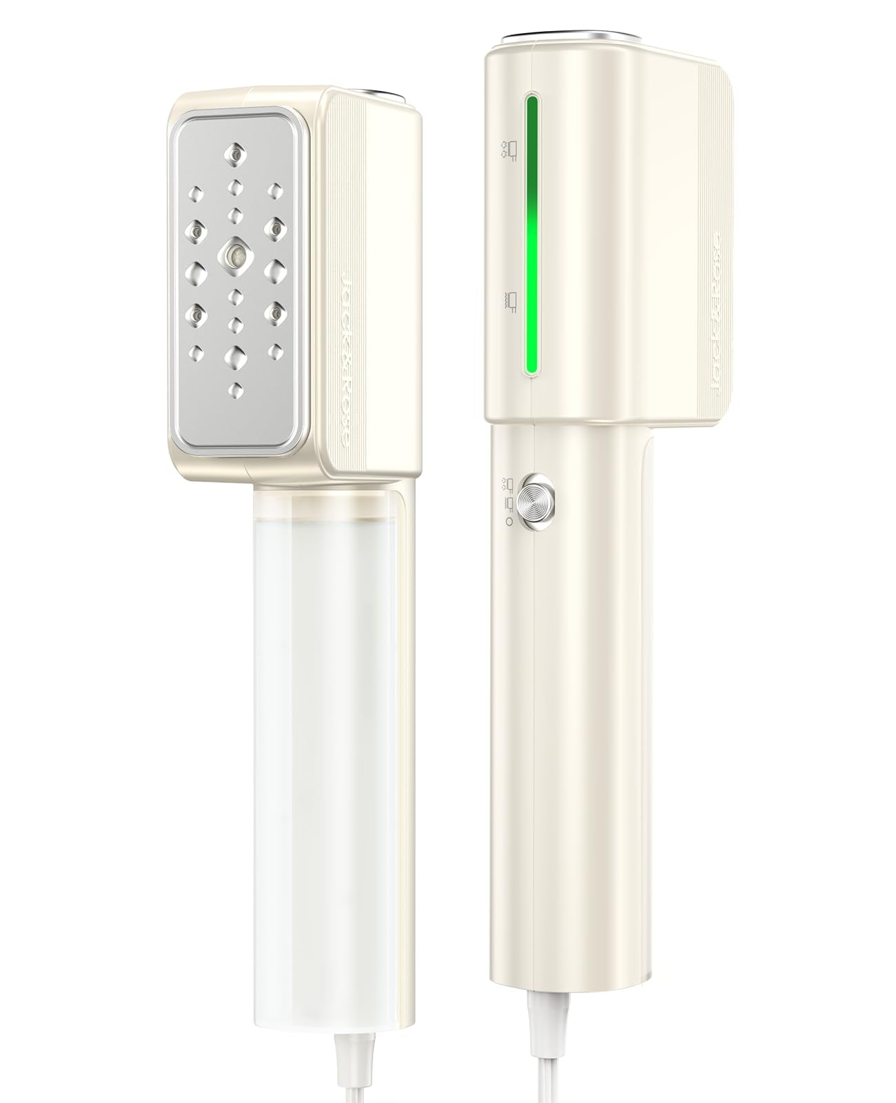 Jack & Rose travel steamer compact size for packing and wrinkle relief.