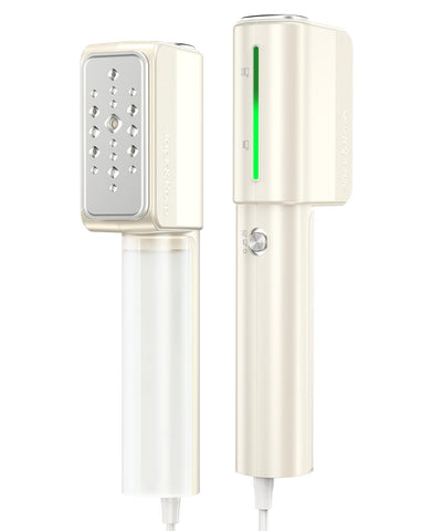 Jack & Rose travel steamer compact size for packing and wrinkle relief.