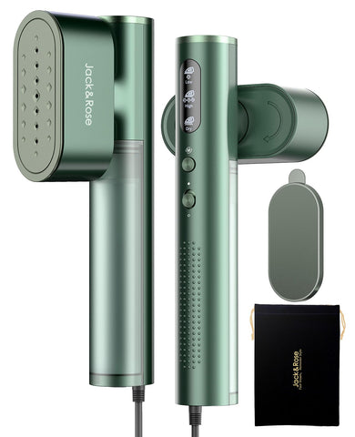 Jack ＆ Rose Travel Steamer displaying global voltage compatibility for international use