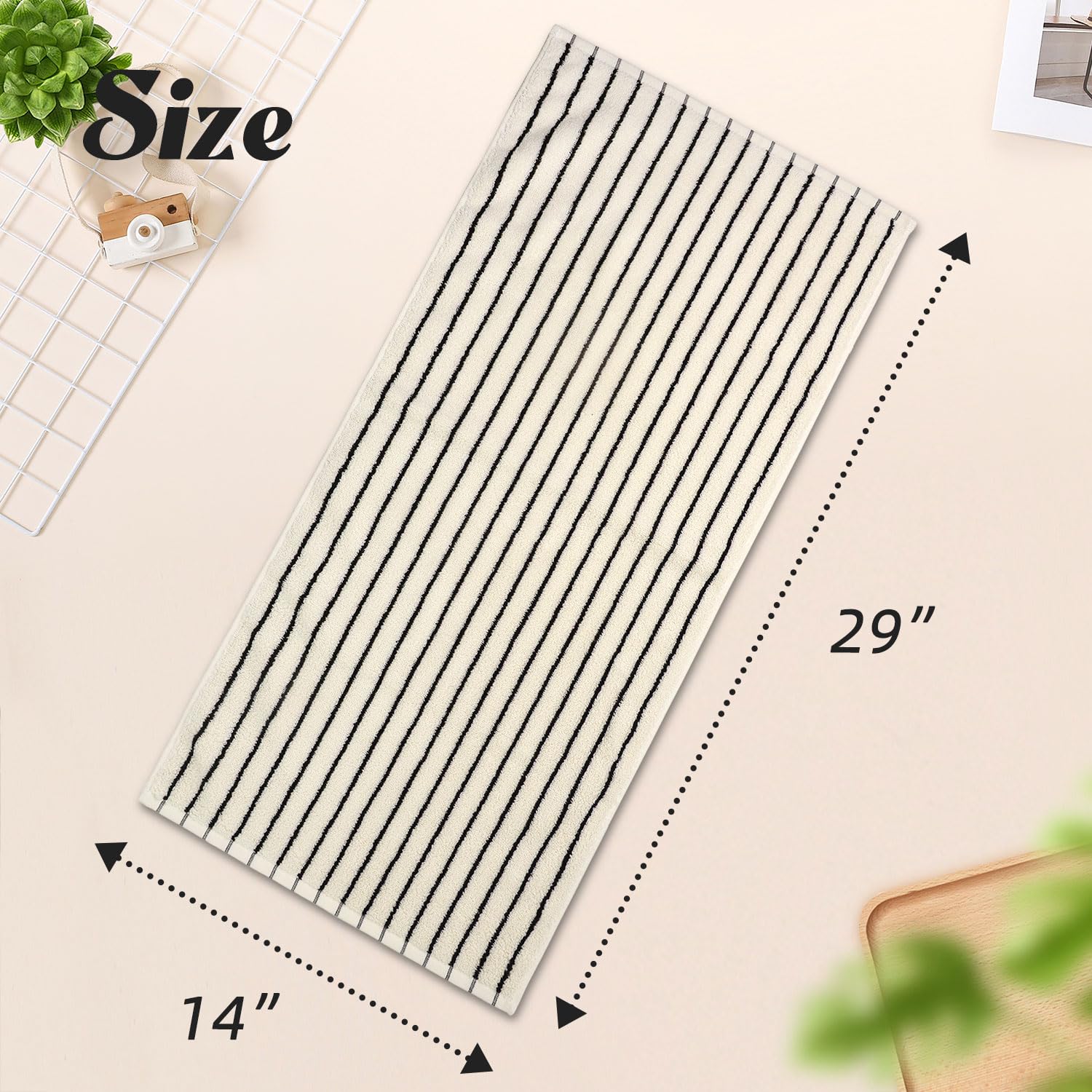Jacquotha towel bar-ready towels for easy grab-and-go use.