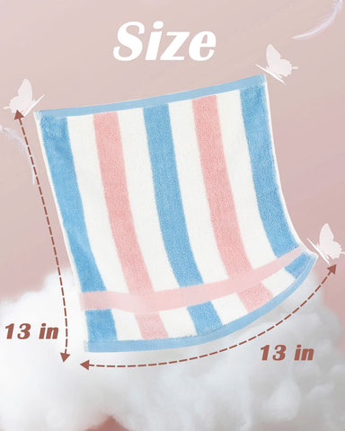 Jacquotha washcloths highlight quick-dry fabric suitable for busy routines.