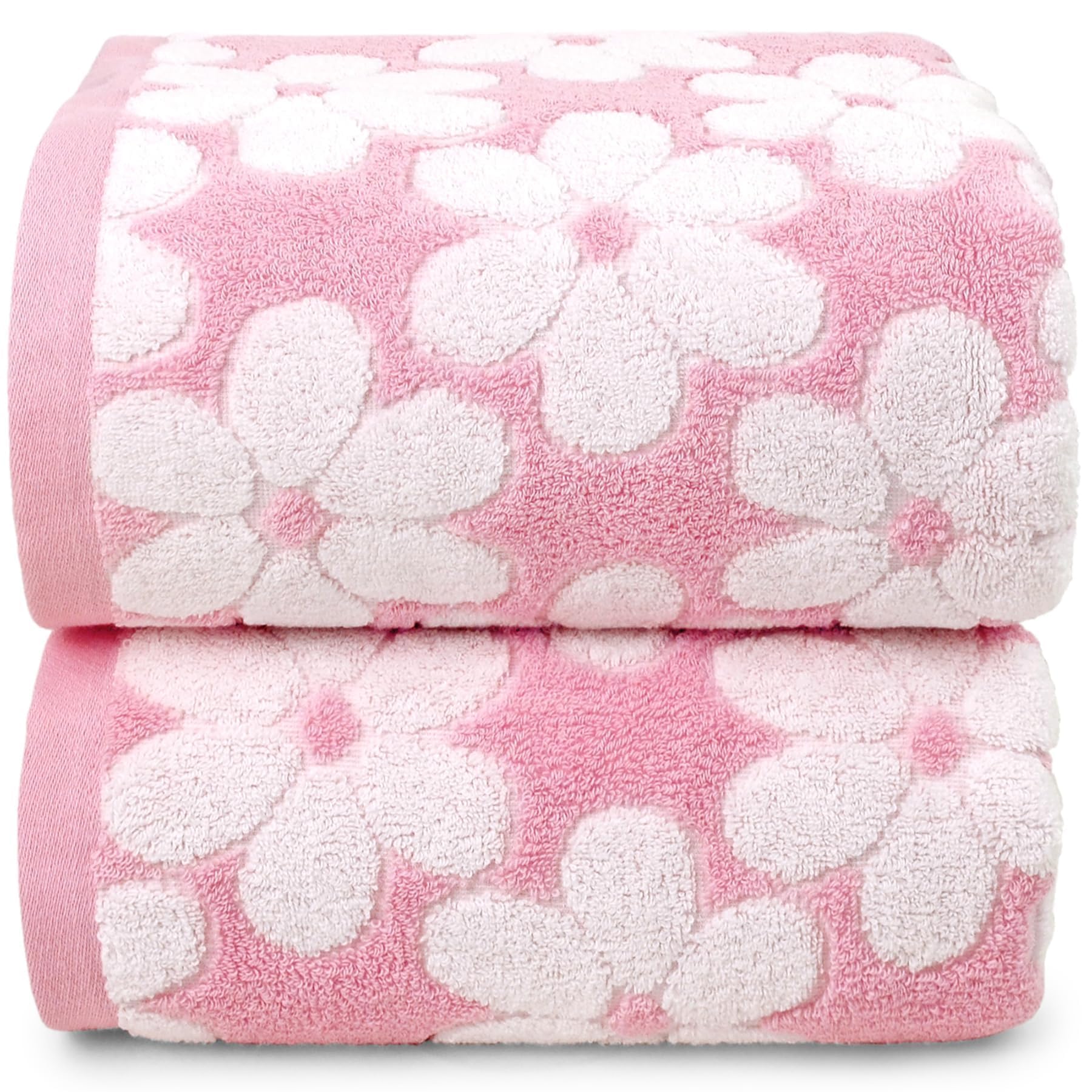 Jacquotha gift-ready pink towels for Mother's Day or housewarmings.