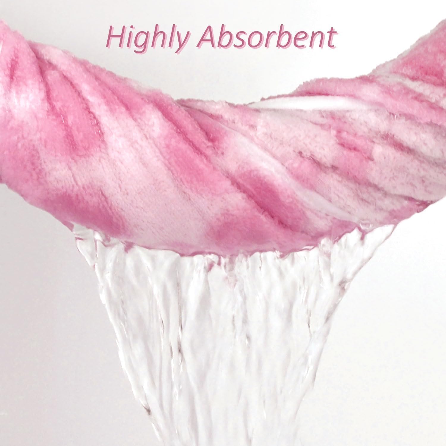 Jacquotha six-petal jacquard pattern on pink towel.