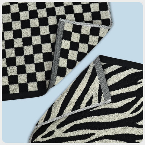 Jacquotha towels weigh 3.8 ounces and 420 GSM for a balanced feel.