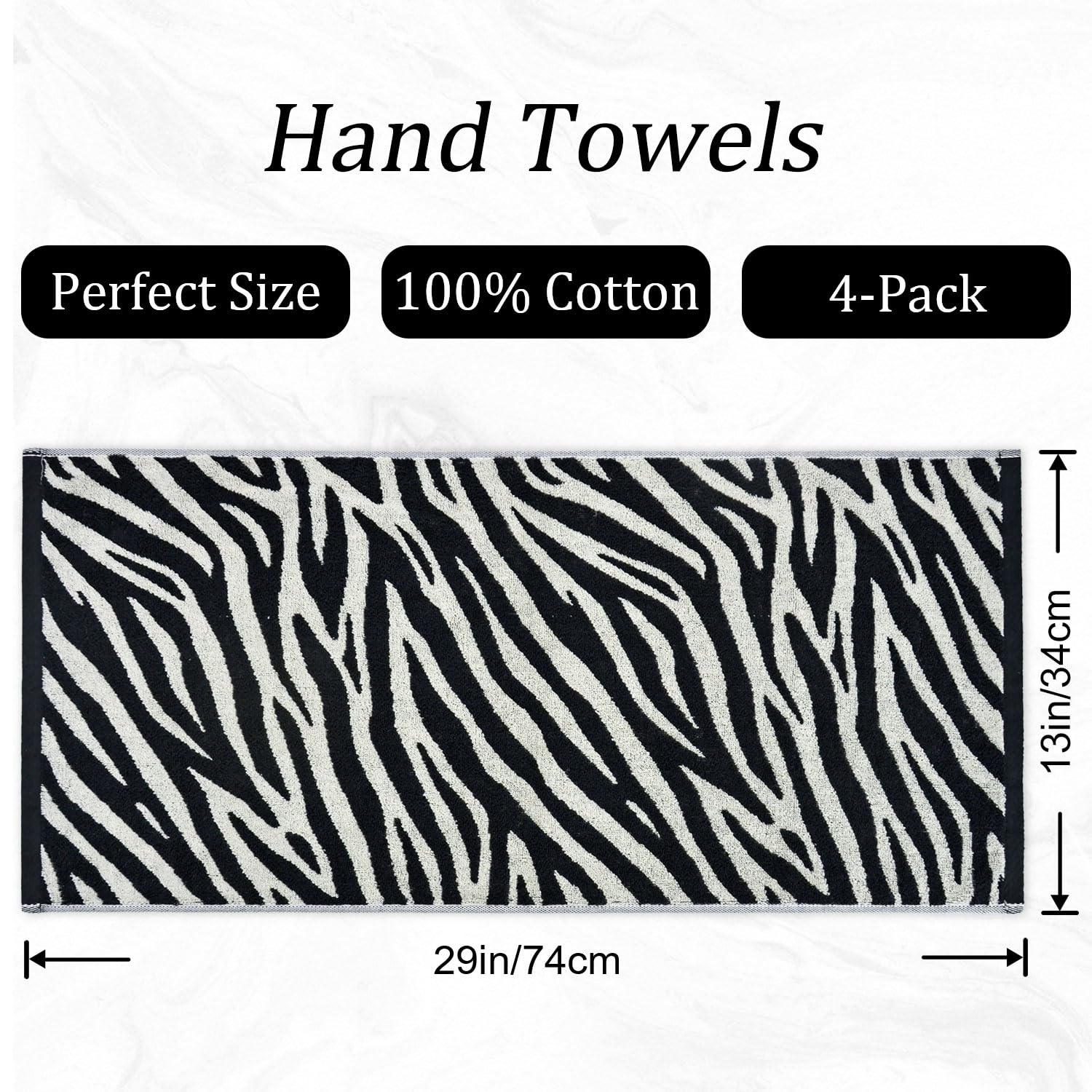 Jacquotha towels feature reinforced edges to resist fraying and last longer.