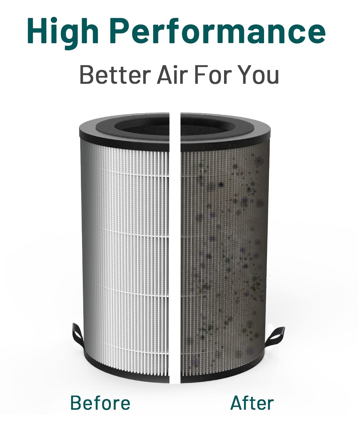 Jafanda JF100 activated carbon filter removes room odors.