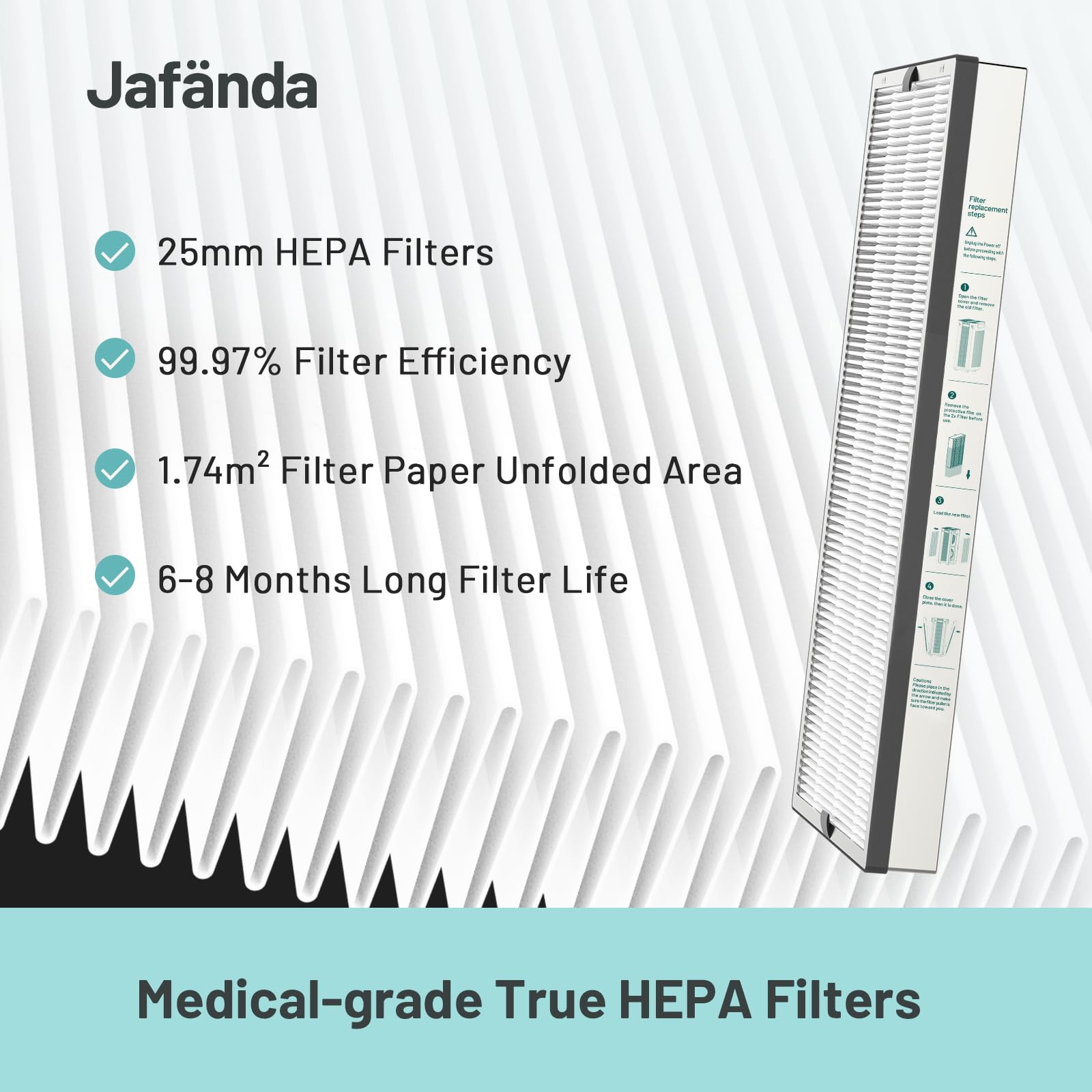 Jafända JF888 activated carbon pellets reduce odors and VOCs in living spaces.