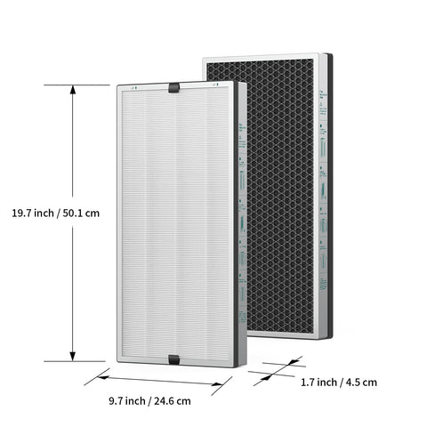 Jafända JF888 True HEPA 13 filter captures tiny particles for clearer indoor air.