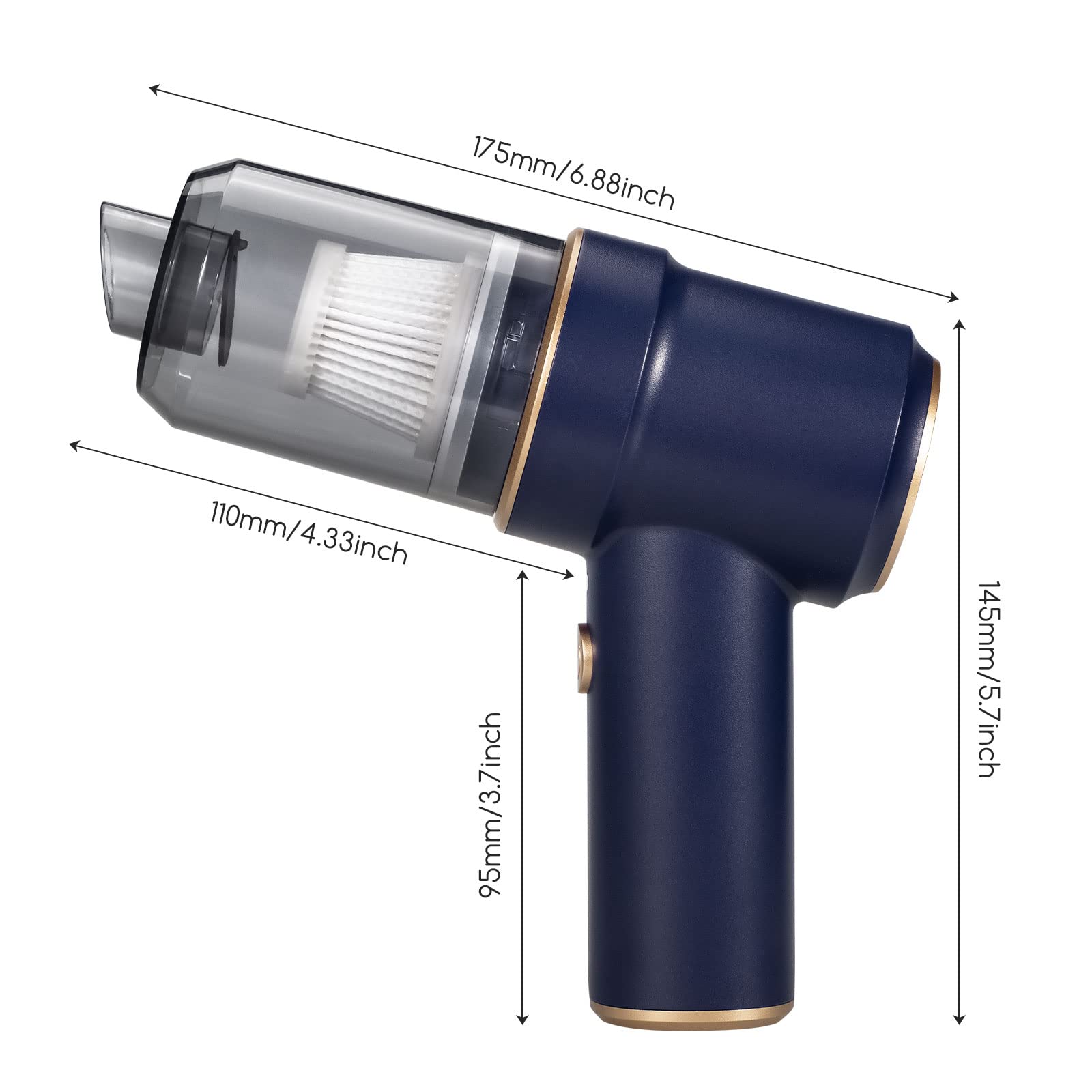 Jahy2Tech 120W motor delivers strong suction and control