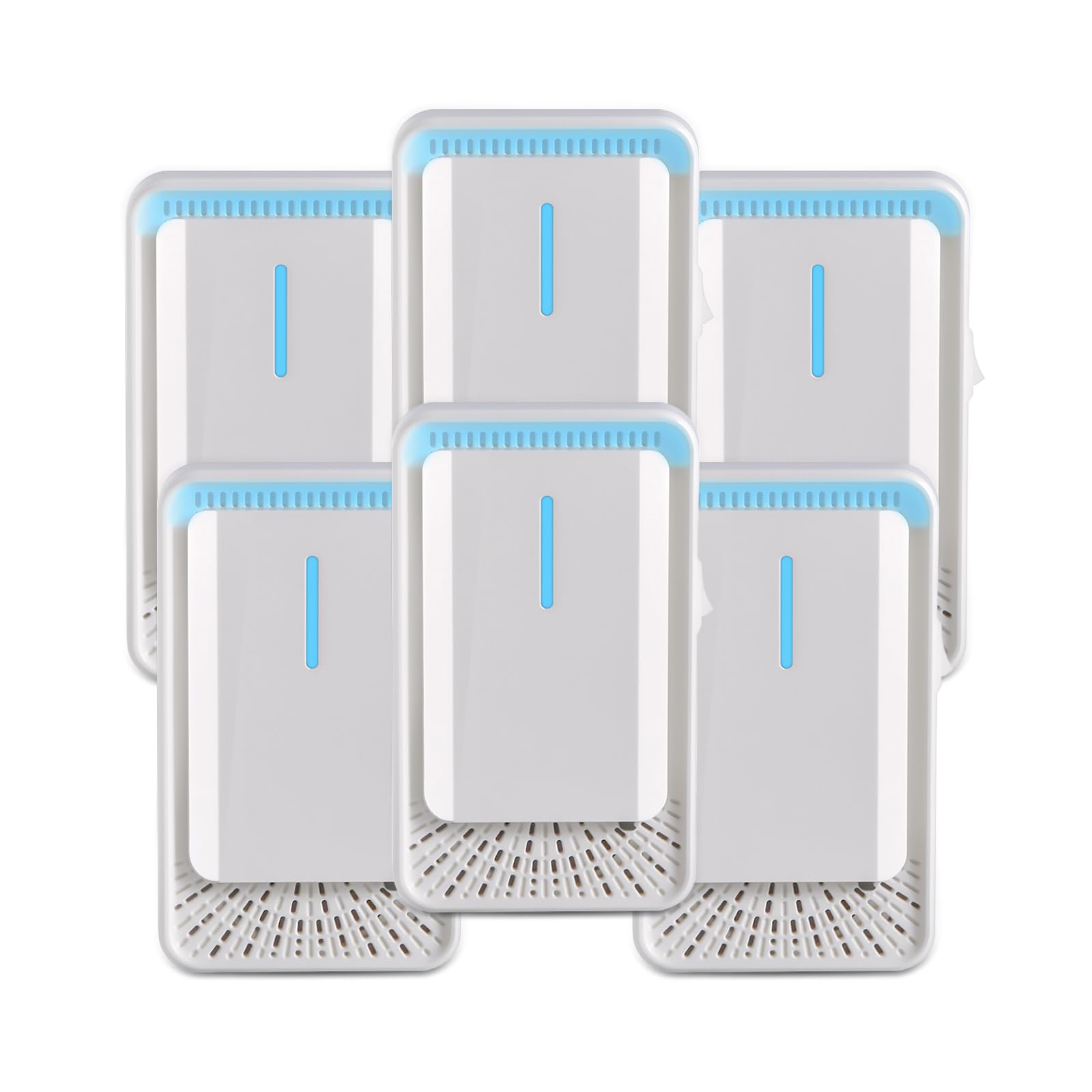 Jahy2Tech plug-in air purifier in a bedroom for fresh air