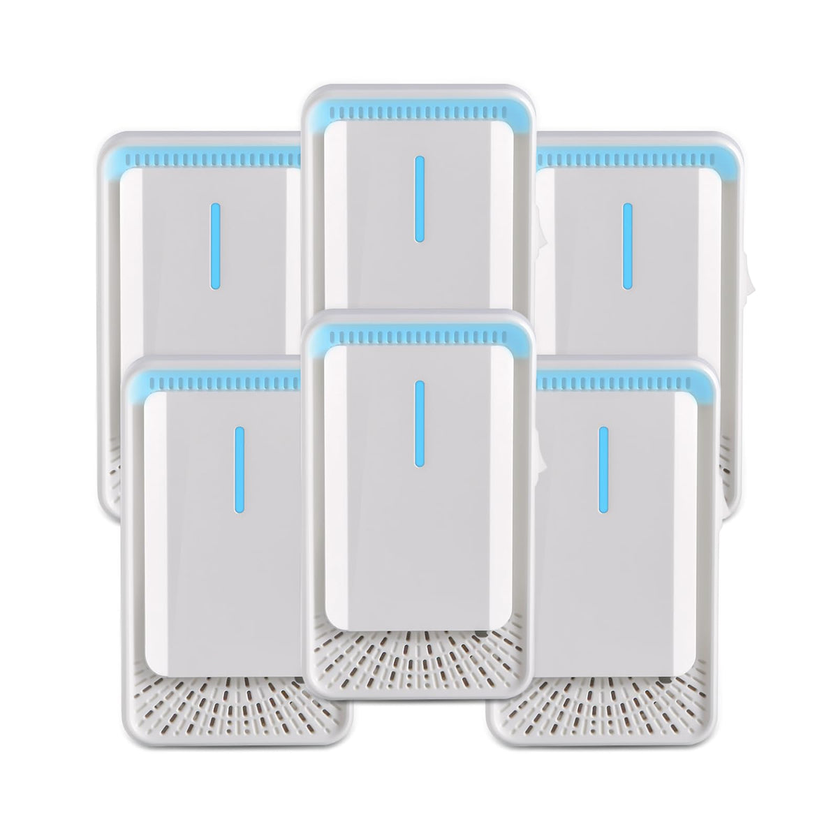 Jahy2Tech plug-in air purifier in a bedroom for fresh air