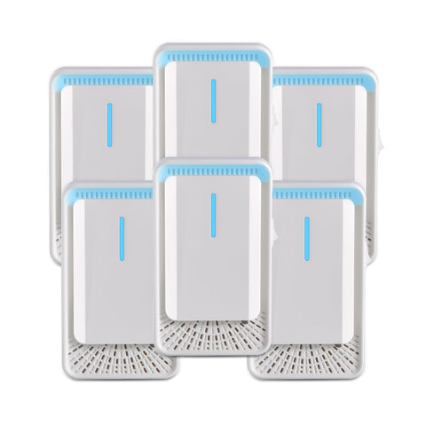 Jahy2Tech plug-in air purifier in a bedroom for fresh air