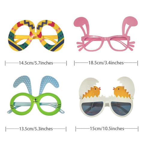 JAKADYUKS Easter egg glasses add festive flair to egg hunts and gifts.