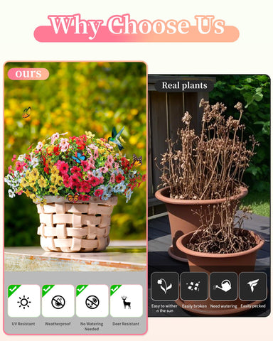 JAKY-Global weatherproof garden decor example in yard planters