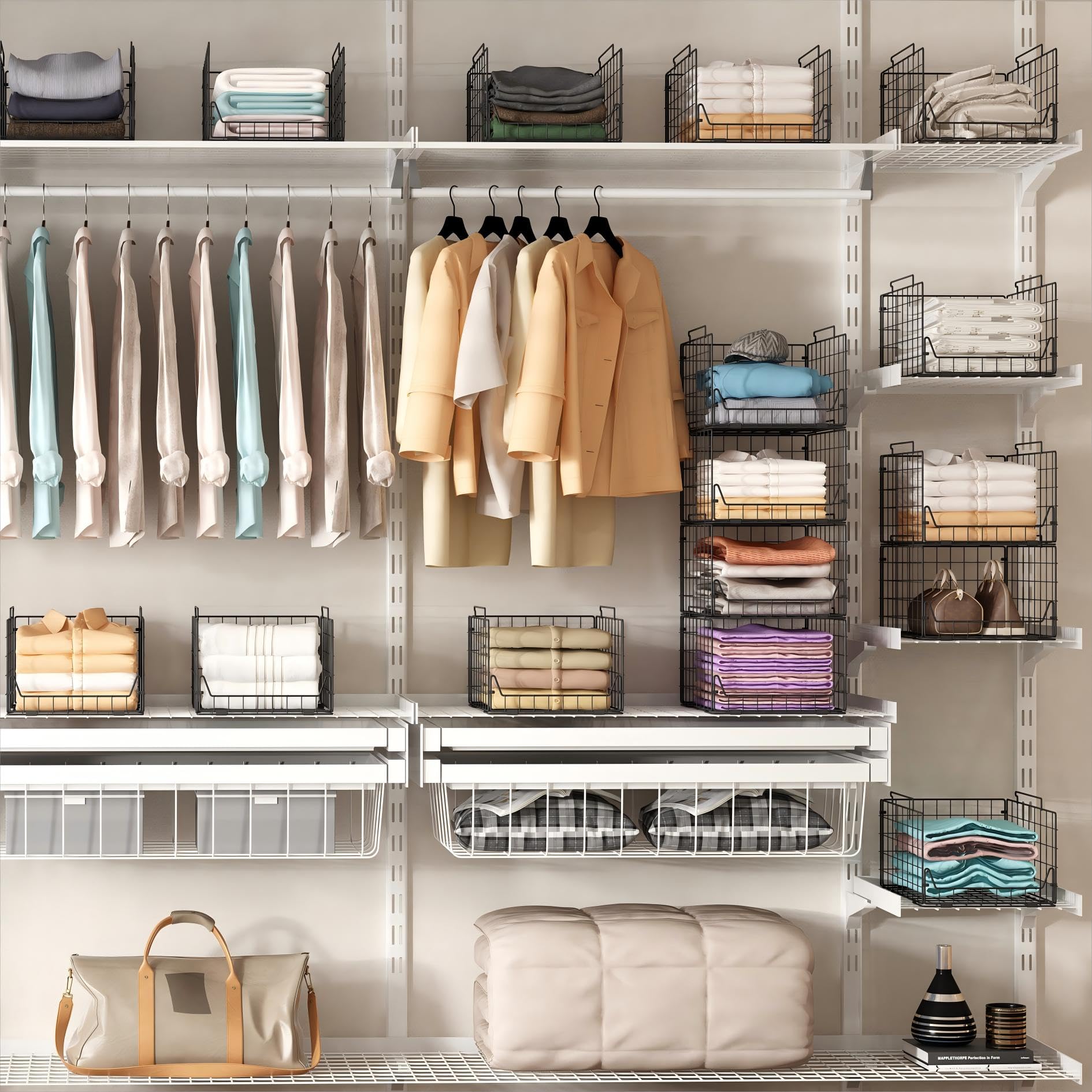 Jakyitvi storage bins fit shelves and nurseries for tidy organization