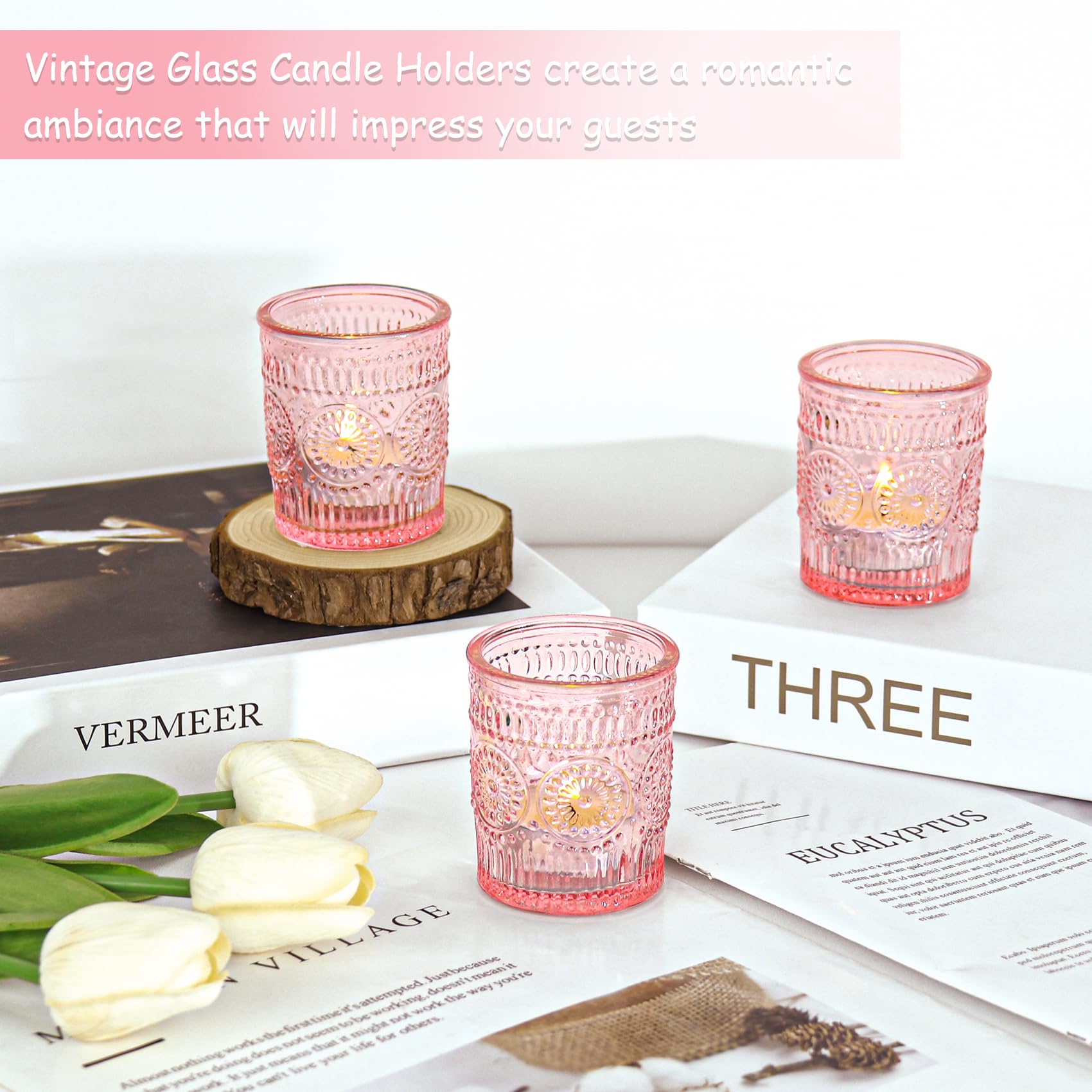JALANCY thick glass tealight cups for safety and durability during celebrations