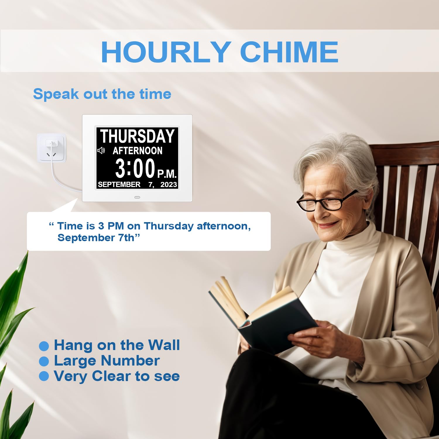 JALL auto-dimming brightness levels for comfortable day and night use