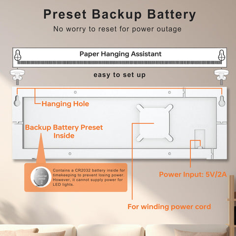 JALL bottom night light provides gentle illumination.