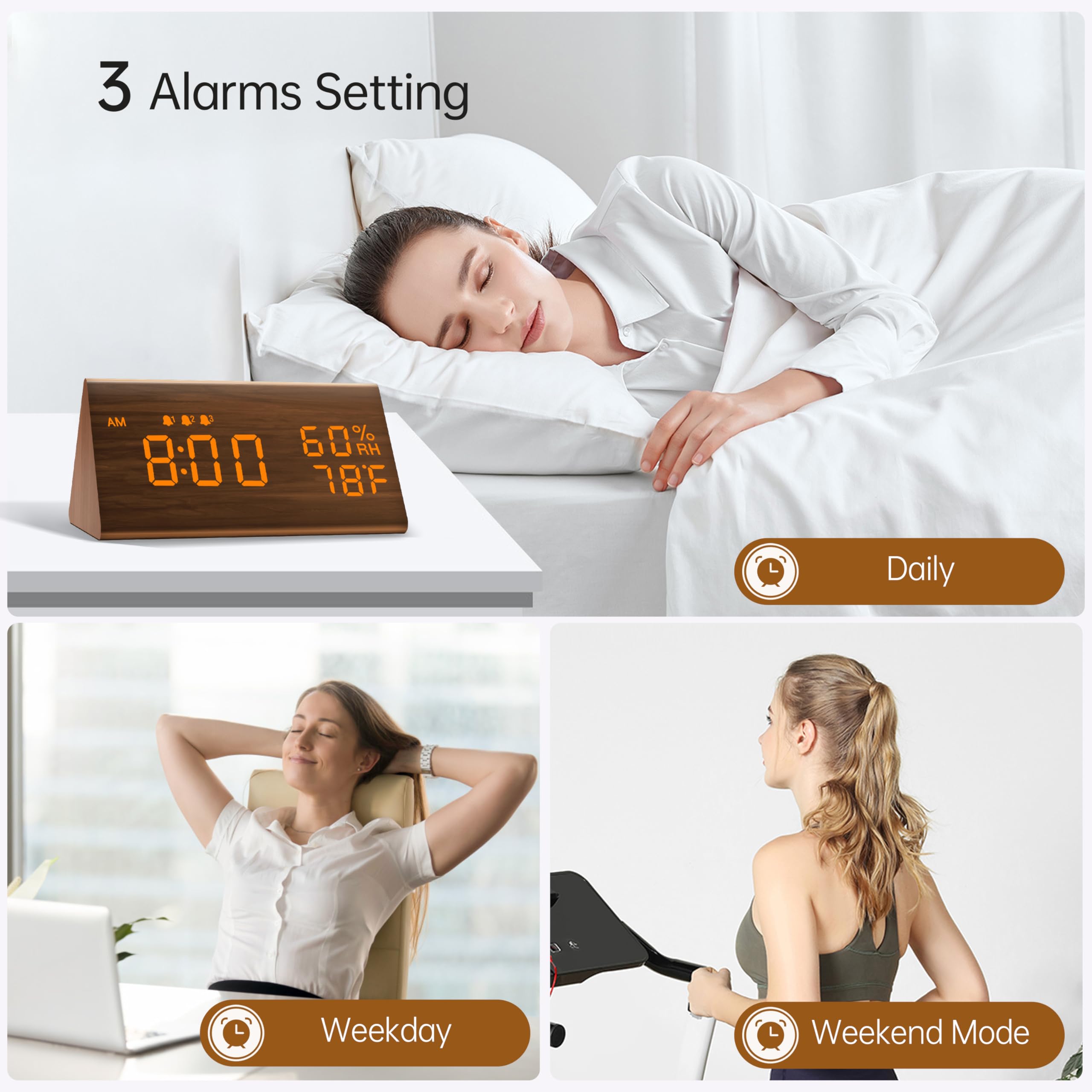 JALL adjustable brightness levels for comfortable night viewing.